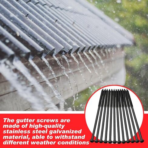 Moxweyeni 30 PCS 7 '' Gutter STAR STAR DRIVE SMOWS DANED DANED DANED DEANTING FERTING DEVINGES TO WOOD RACKINGENT VELS in Kuwait