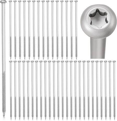Moxweyeni 30 PCS 7 '' Gutter STAR STAR DRIVE SMOWS DANED DANED DANED DEANTING FERTING DEVINGES TO WOOD RACKINGENT VELS in Kuwait