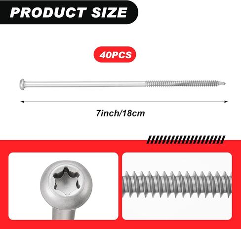 Moxweyeni 30 PCS 7 '' Gutter STAR STAR DRIVE SMOWS DANED DANED DANED DEANTING FERTING DEVINGES TO WOOD RACKINGENT VELS in Kuwait