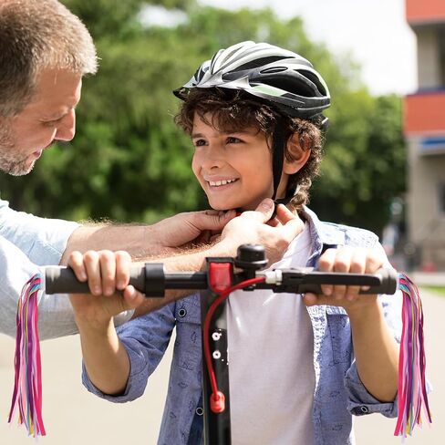 PATIKIL Bike Streamers, Colorful Scooter Handlebar Tassels Grips Ribbon Accessories Decorations for Bicycle Handles in Saudi Arabia