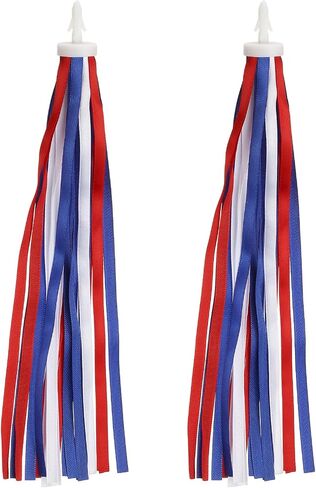 PATIKIL Bike Streamers, Colorful Scooter Handlebar Tassels Grips Ribbon Accessories Decorations for Bicycle Handles in Saudi Arabia