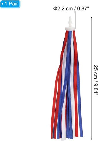 PATIKIL Bike Streamers, Colorful Scooter Handlebar Tassels Grips Ribbon Accessories Decorations for Bicycle Handles in Saudi Arabia