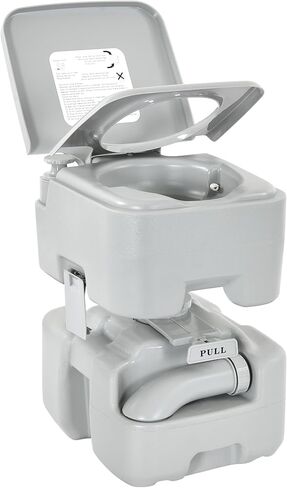 مرحاض Yitamotor المحمولة ، مرحاض التخييم ، مرحاض السفر ، المرحاض السميد مع 20 لتر خزان النفايات القابل للفصل ، مرحاض العربة مع نسب مياه مزدوجة ، مرحاض محمول للتخييم ، المشي لمسافات طويلة in Kuwait