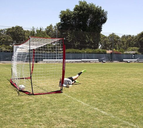 PowerNet Soccer Goal for Backyard, 3Mx2M / 12x6 FT Portable Soccer Net, Sports & Outdoors Training Equipment, 1 Goal & Zipper Storage Bag in Saudi Arabia