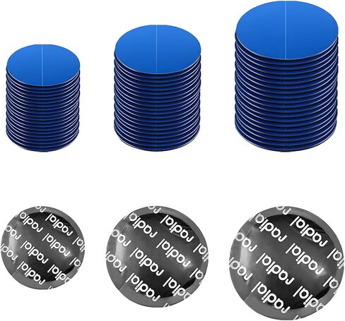 90PCS Tire Repair Patch, 32mm 42mm 58mm Natural Rubber Tyre Puncture Repair Patch Kit, Automotive Round Tubeless Patches Fast Repair Tool for Car Truck Bike Inner Tire in Saudi Arabia
