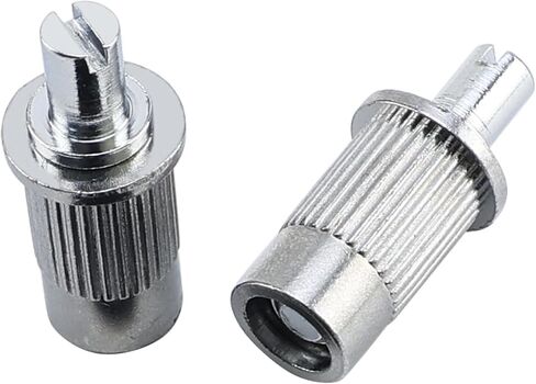 Electric Guitar Bridge Studs Anchors M8 Metric Thread Mounting Studs and Inserts Bushings Compatible with Les Paul Lp Ep Style Electric Guitar Bridges Parts Replacement Chrome in Saudi Arabia
