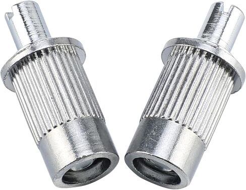 Electric Guitar Bridge Studs Anchors M8 Metric Thread Mounting Studs and Inserts Bushings Compatible with Les Paul Lp Ep Style Electric Guitar Bridges Parts Replacement Chrome in Saudi Arabia