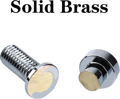 Electric Guitar Bridge Studs Anchors M8 Metric Thread Mounting Studs and Inserts Bushings Compatible with Les Paul Lp Ep Style Electric Guitar Bridges Parts Replacement Chrome in Saudi Arabia