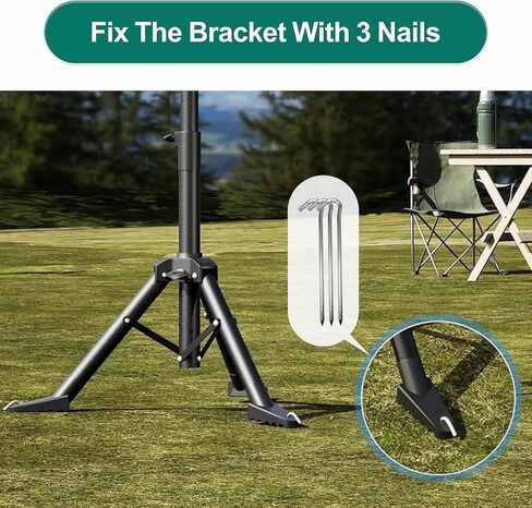 طقم Mini Mini Tripod Mount ، الطول القابل للتعديل والوقوف الحامل الثلاثي ، متوافق مع STARLINK MINI SATELLITE لـ YART CHESPING RV Travel in Kuwait