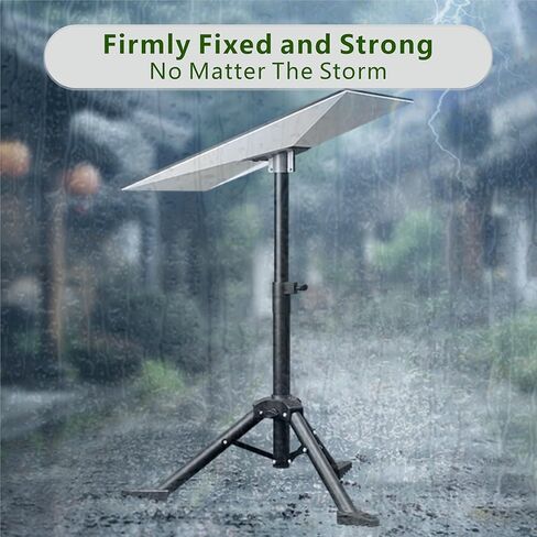 طقم Mini Mini Tripod Mount ، الطول القابل للتعديل والوقوف الحامل الثلاثي ، متوافق مع STARLINK MINI SATELLITE لـ YART CHESPING RV Travel in Kuwait