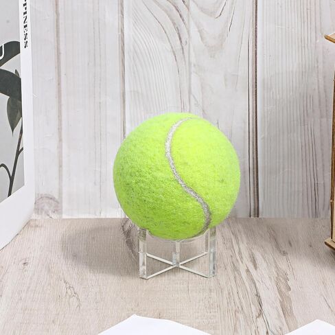 Acrylic Ball Stand Holder 4-Pack, Clear Baseball Holder Display Stand Display Case for Softball, Baseball, Golf Ball, Football, Volleyball, Tennis Balls, Crystal Balls, Memorabilia in Saudi Arabia