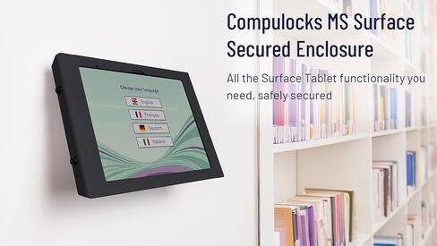 Compulocks Surface Pro 9-12 13", Apex Enclosure Wall Mount in Kuwait