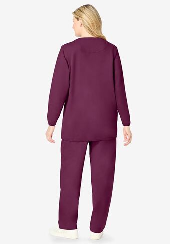 Woman Within Plus Size Fleece Sweatshirt Set in Saudi Arabia