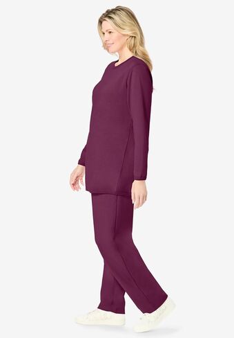 Woman Within Plus Size Fleece Sweatshirt Set in Saudi Arabia