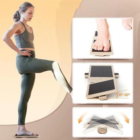 Ankle Balance Board, Foot Strength Trainer, Used for Sprain Recovery, Plantar Fasciitis Relief, Posture Correction Device, Balance Training. in Saudi Arabia