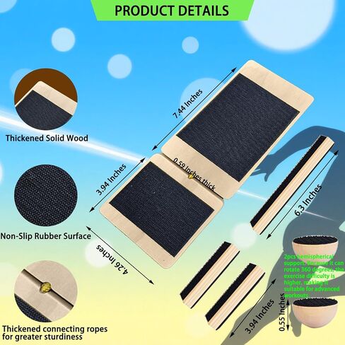 Ankle Foot Strengthener Balance Board Exerciser for Toe Heel Sole Flexibility Stability Balance Training Posture Corrector Physical Therapy Plantar Fasciitis Relief Sprained Ankle in Saudi Arabia