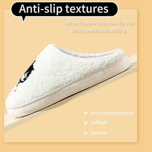 Halloween Pumpkin Slippers For Women Men Cat Slippers Comfy Soft Plush Memory Foam Home Lantern Shoes 41-42 in Saudi Arabia