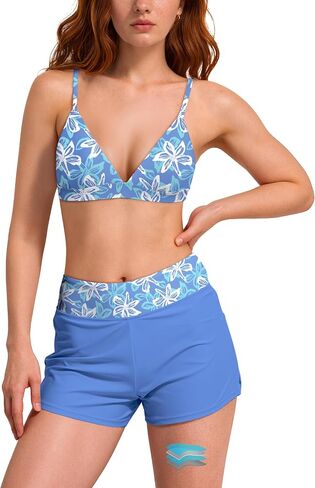Beautikini Period Swimwear Two Piece Menstrual Swimsuit Bikini Sets Leakproof Tummy Control High Waist Bathing Suit for Girls in Saudi Arabia