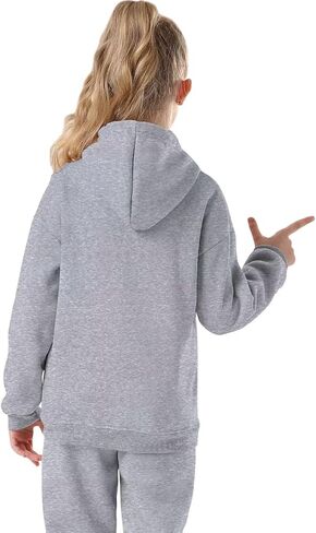 Kids Athletic Pullover Hoodie Sweatshirt with Pocket Tops,2-12Years in Kuwait