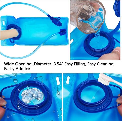 1 pcs of 2L water bag for bike riding sports, hiking and camping outdoor large capacity backpack water bag in Saudi Arabia