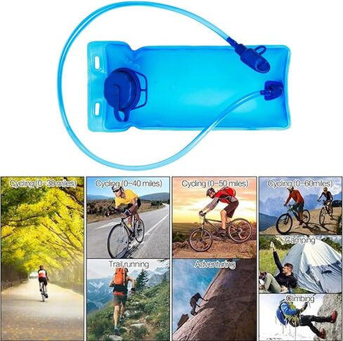 1 pcs of 2L water bag for bike riding sports, hiking and camping outdoor large capacity backpack water bag in Saudi Arabia