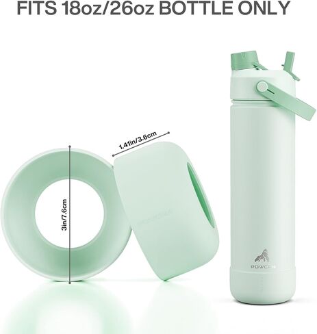 حذاء زجاجة مياه السيليكون ، غلاف واقٍ مضاد للانزلاق ، ومياه ماء غير سامة ومقاومة للدموع. in Kuwait