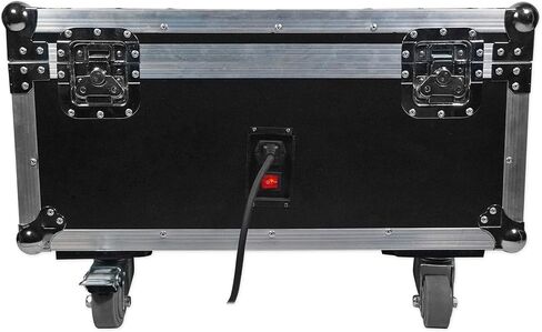 Rockville Best Pack 60 (6) Black 54W Battery Wash Lights, RGBWA+UV, Wireless DMX, Charging Case, Long-Life Battery, LCD Display, for DJs and Events in Saudi Arabia