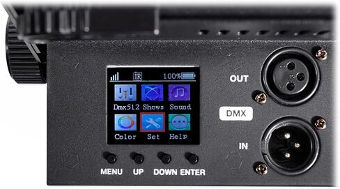 Rockville Best Pack 60 (6) Black 54W Battery Wash Lights, RGBWA+UV, Wireless DMX, Charging Case, Long-Life Battery, LCD Display, for DJs and Events in Saudi Arabia