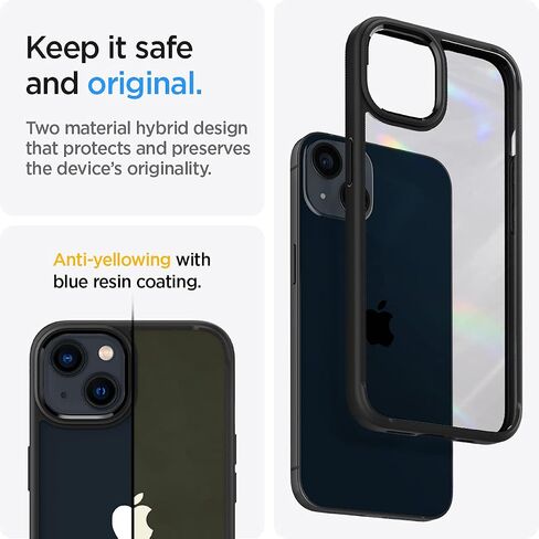 spigen for iPhone 16E Case ، Ultra Hybrid [Anti-Yellowing] [حماية من الدرجة العسكرية]-واضح in Kuwait