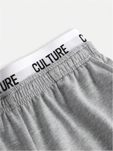 OYOANGLE Girl's Letter Tape Elastic Waist Wide Leg Sweatpants Y2K Workout Baggy Pants with Pocket in Saudi Arabia