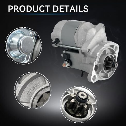 12V 9T Starter Motor 21163-0751 متوافق مع Kawasaki KAF820 MULL PRO-FX 2016-2019 & PRO-FXT 2015-2020 استبدال # 211630751 435-517 in Kuwait