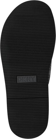 DKNY Women's Berris Criss Cross Espadrille Platform Sandal with Logo Flat in Saudi Arabia