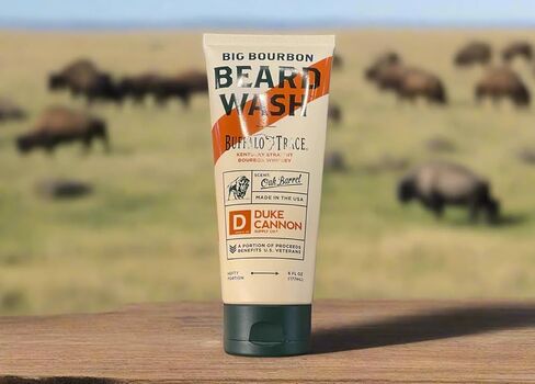 Duke Cannon Supply Co. Big Bourbon Beard Wash, 6 Fl Oz, Oak Barrel Scent - Made with Plant-based Ingredients to Strengthen, Rejuvenate, Soften and Condition in Saudi Arabia