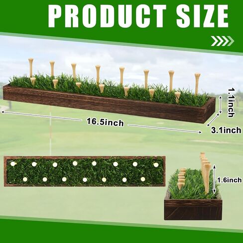 Golf Ball Display Rack Floating Shelf Solid Wood Shelf Rack Wall Mounted Golf Ball Holder up to 15 in Saudi Arabia