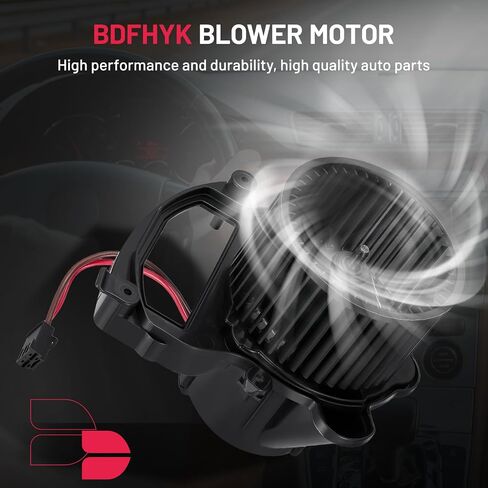 BDFHYK AC سخان المدفأة مروحة محرك 700279 متوافقة مع BMW 525I 528I 530i 540i M5 X5 ، HVAC Plower Motor Assembly Plower for 64118385558 64118372493 AB81000S PM4122 in Kuwait