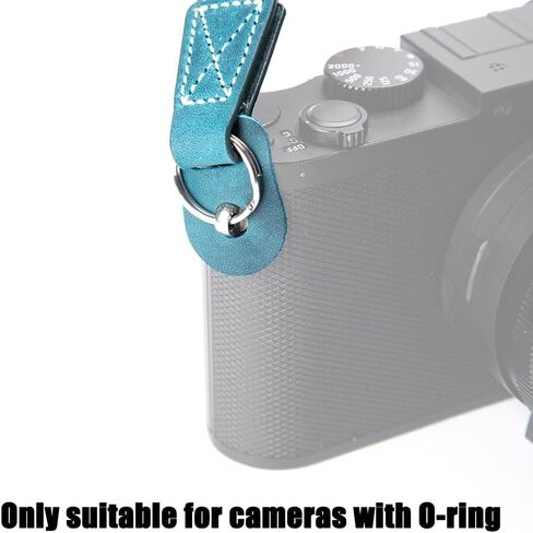 Vintage Minimalist Genuine Leather Camera Strap Crazy Horse Leather Shoulder Strap For DSLR,For Fuji/Sony/Nikon in Saudi Arabia