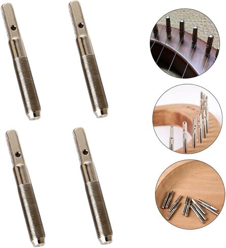 Kisangel 4pcs Lyre Harp Replacement Tuning Pegs Accessories for Lyre Harp Nails Professional Parts for Enthusiasts and Beginners in Saudi Arabia