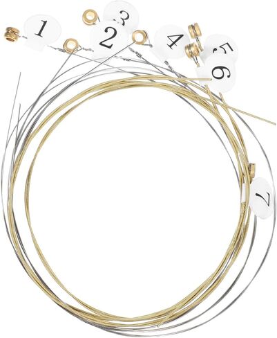 String Metal Lyre Harp Replacement Strings Kit for Effortless Maintenance and Lifespan for Musicians and Music Enthusiasts in Saudi Arabia
