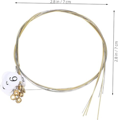 String Metal Lyre Harp Replacement Strings Kit for Effortless Maintenance and Lifespan for Musicians and Music Enthusiasts in Saudi Arabia