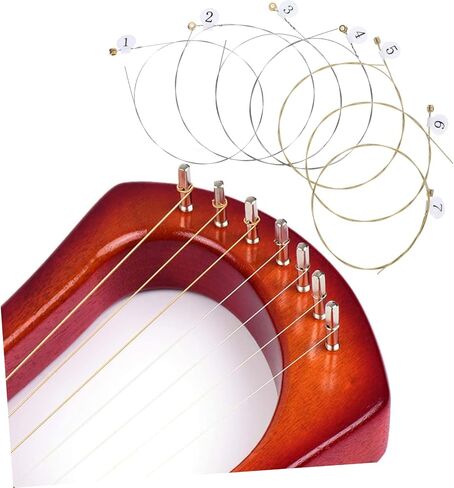 String Metal Lyre Harp Replacement Strings Kit for Effortless Maintenance and Lifespan for Musicians and Music Enthusiasts in Saudi Arabia