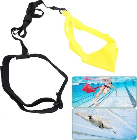 Swimming Strength Training Parachute, Portable Belt for Adults with Swimming Parachute, Swimming Strength Training Parachute for Swimming, Water Sports (30cm) in Saudi Arabia