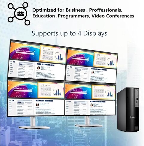 Dell OptiPlex 7490 23.8" Full HD All-in-One Desktop Computer - 11th Gen Intel Core i5-11500 6-Core up to 4.60 GHz Processor, 32GB DDR4 RAM, 1TB PCIe SSD, Intel UHD Graphics 750, Windows 11 Pro in Saudi Arabia