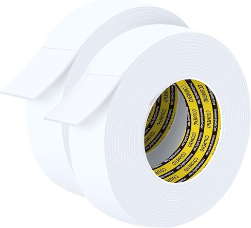 Sponge EVA Single Sided Foam Tape 2inX16.4FT Strong Adhesive Weatherproof Foam Strip for Door and Window Sealing, Self-Adhesive Insulation Foam Tape 0.2in Thick in Kuwait