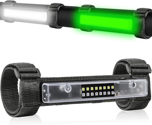 LED Dome Light Red and White Battery Powered, Magnetic Roll Bar Mount Car Interior Repair Truck Bed Lights for UTV ATV Golf Cart RZR Polaris Off Road Truck in Kuwait