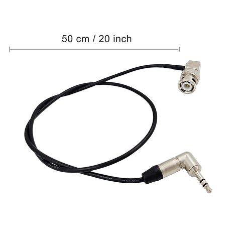 Tentacle 3.5mm TRS to BNC Timecode Cable Compatible with Canon EOS C70/C300/C500 MK, Sony F55/ FX9/ FX6, Zoom F4/ F8/ F8n/ F8n Pro，Amira ARRI Camera (49cm) in Saudi Arabia