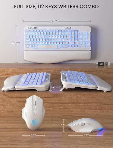 لوحة المفاتيح اللاسلكية المريحة والماوس in Kuwait
