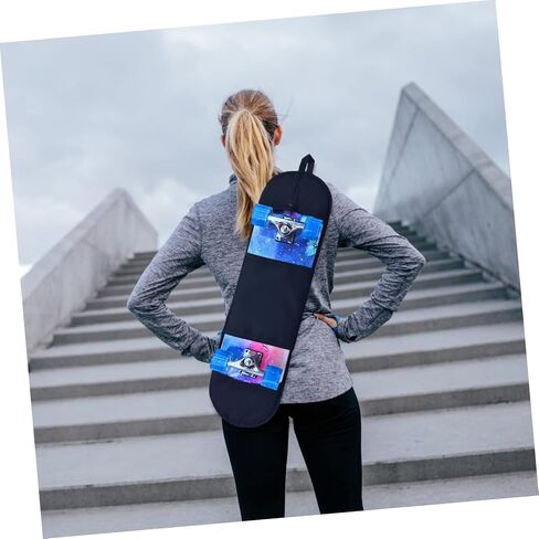 Adjustable Skateboard Backpack for Double Tilt Boards Portable Sling Bag Sturdy Material for Outdoor Skating and Travel in Saudi Arabia