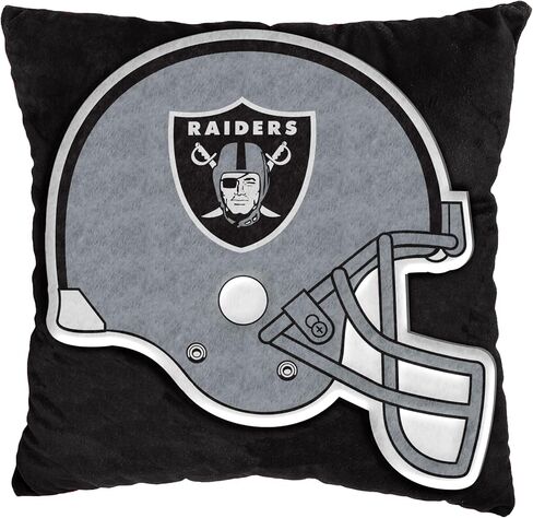 NORTHWEST NFL Hypnotic Camo Pocket Pillow 14x14 and Throw Blanket 40x50 Set, Las Vegas Raiders, Team Colors in Saudi Arabia
