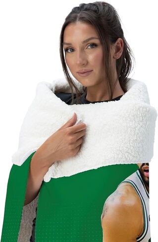 Northwest NBA Boston Celtics Jayson Tatum Silk Touch Sherpa Throw Blanket, Cozy for All Seasons, Lightweight for Couch, Sofa, Boys Girls Bedding, 50 x 60 inches in Saudi Arabia