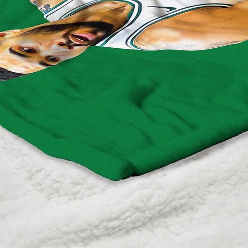 Northwest NBA Boston Celtics Jayson Tatum Silk Touch Sherpa Throw Blanket, Cozy for All Seasons, Lightweight for Couch, Sofa, Boys Girls Bedding, 50 x 60 inches in Saudi Arabia